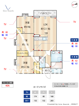 アクシス 201 【神奈川県東山田駅】 の間取り図