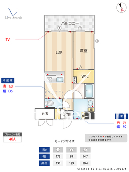 大橋3丁目新築アパート 201 【福岡県大橋駅】 の間取り図