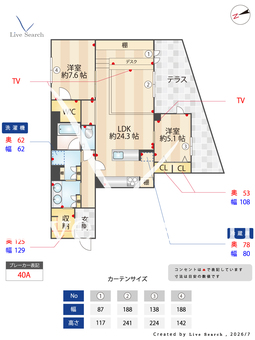 サウザンドドリームハウス 103 【神奈川県新川崎】 の間取り図