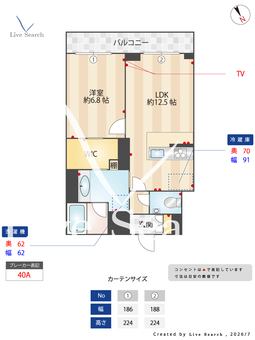 サウザンドドリームハウス 205 【神奈川県新川崎】 の間取り図
