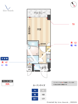 フォルム博多 605 【福岡県呉服町駅】 の間取り図