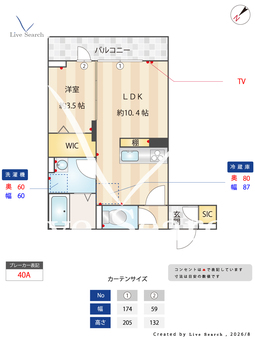 クレール相模原 201 【神奈川県淵野辺】 の間取り図