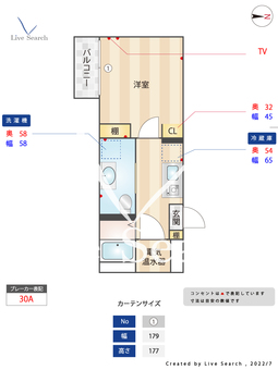 サンパティオ高田馬場 411 【東京都高田馬場駅】 の間取り図