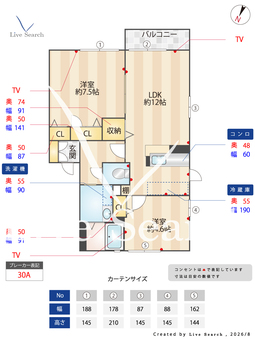 サンコーポA 102 【茨城県神立駅】 の間取り図