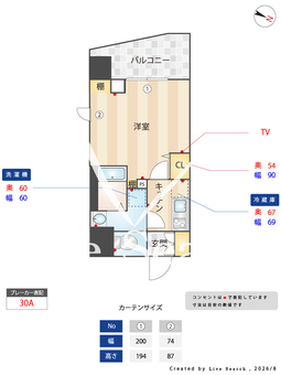 ルネサンスコート本蓮沼 1202 【東京都本蓮沼】 の間取り図