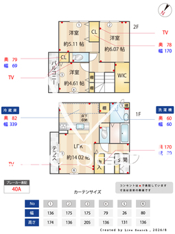 サクラビレッジ豊中市本町 B101 【大阪府豊中駅】 の間取り図