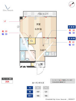 アクセス箱崎 403 【福岡県箱崎九大前駅】 の間取り図