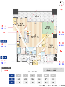 フリーディア大橋駅前プレミアム 301 【福岡県大橋駅】 の間取り図