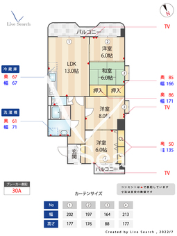 クレバー室見 301 【福岡県室見駅】 の間取り図