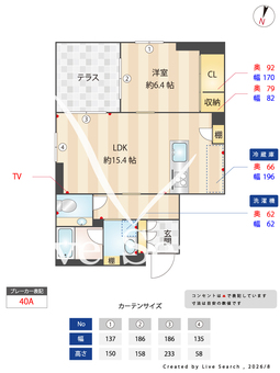 シャーメゾンステージ横濱白楽 103 【神奈川県東白楽】 の間取り図