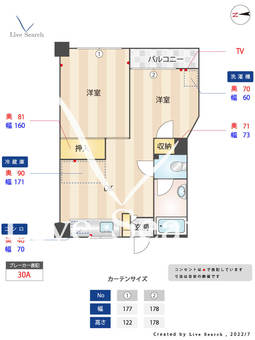 景雲ハイツ 203 【福岡県西鉄平尾駅】 の間取り図