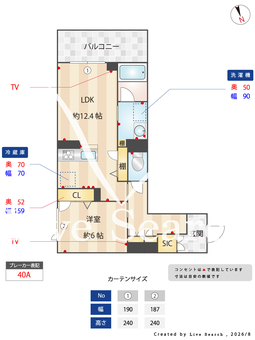 カ・ピリナ柏 307 【千葉県柏駅】 の間取り図