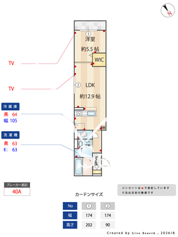 Porto　Sereno 102 【大阪府寺地町】 の間取り図