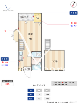 サン・ウッド吉塚 205 【福岡県吉塚駅】 の間取り図