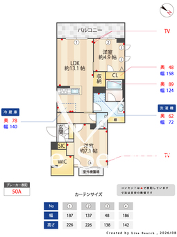 グラン　リジエール 303 【神奈川県高田駅】 の間取り図