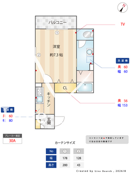 AJ南柏SouthV 302 【千葉県南柏駅】 の間取り図
