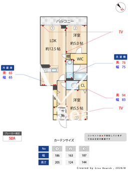 セルディーナ　プリマ 305 【千葉県下総中山駅(徒歩10分)】 の間取り図