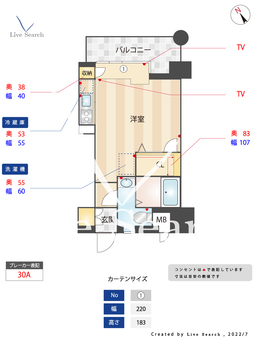 エステート・モア・高宮レーブ 217 【福岡県高宮駅】 の間取り図