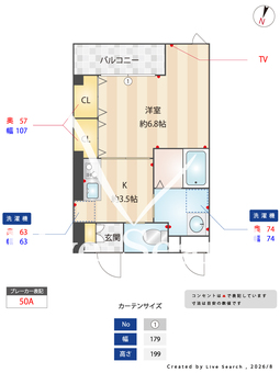 錦邸南麻布 401 【東京都東京メトロ南北 線『麻布十番』 駅】 の間取り図