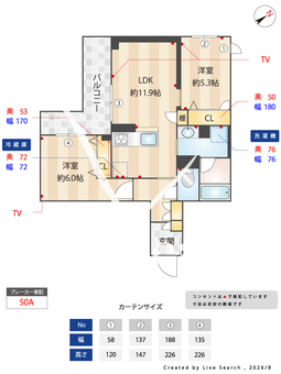 リラフォート本八幡 202 【千葉県本八幡】 の間取り図