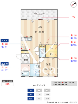 フジコーポ 202 【大阪府少路駅】 の間取り図