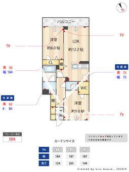 セルディーナ　プリマ 307 【千葉県下総中山駅(徒歩10分)】 の間取り図