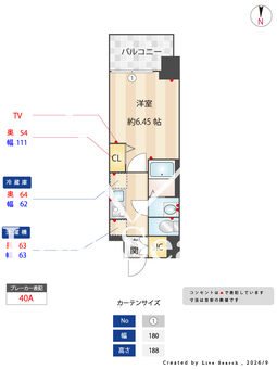 Alivis今福鶴見駅前 1004 【大阪府今福鶴見駅】 の間取り図