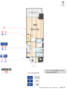 Alivis今福鶴見駅前 1005 【大阪府今福鶴見駅】 の間取り図