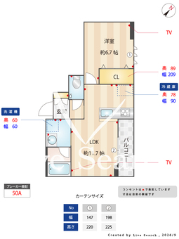 アミコートエムケー 202 【東京都阿佐ヶ谷駅】 の間取り図