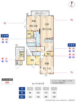 ハーモニーテラス 201 【埼玉県三郷中央】 の間取り図