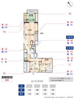 La Luce yn 201 【福岡県博多駅】 の間取り図