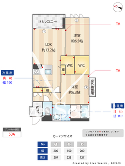 シャーメゾン　セレーノ　ベフ 302 【福岡県茶山】 の間取り図