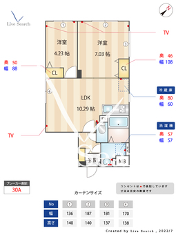 エルファーロ中目黒 201 【東京都祐天寺駅】 の間取り図