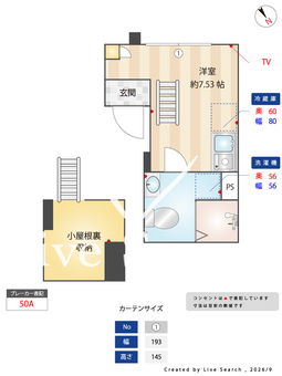 AMFC RESIDENCE SHIMO-OCHIAI 401 【東京都下落合駅】 の間取り図