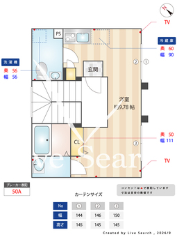 AMFC RESIDENCE SHIMO-OCHIAI 501 【東京都下落合駅】 の間取り図