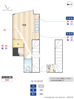 メゾンファーストスター 202 【東京都上北沢】 の間取り図
