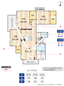 シャーメゾン　セレーノ　ベフ 203 【福岡県茶山】 の間取り図