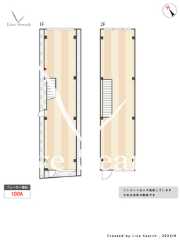 上川端商店街  【福岡県中州川端駅】 の間取り図