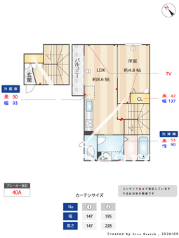 シャーメゾン東上野芝 201 【大阪府上野芝駅】 の間取り図