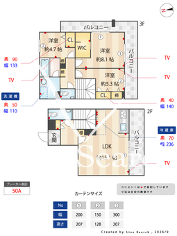 シャーメゾンLUCIE 202 【福岡県西新】 の間取り図
