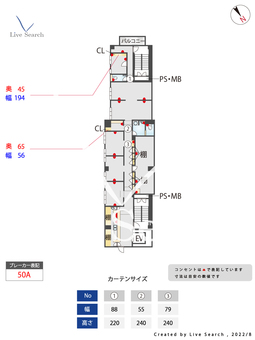 中洲リッチビル 4F 【福岡県中洲川端駅】 の間取り図