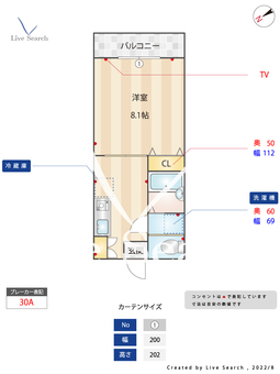 ハウスひかり 202 【東京都目白駅】 の間取り図