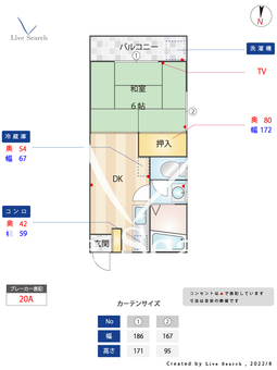 コーポ美山 103 【東京都熊野前駅】 の間取り図