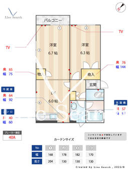 グリーンハイツ目白A棟 202 【東京都目白駅】 の間取り図