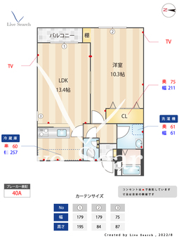 さくら都立大 302 【東京都都立大学駅】 の間取り図