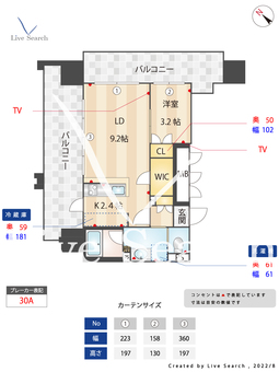 RJRプレシア博多駅南 910 【福岡県博多駅】 の間取り図