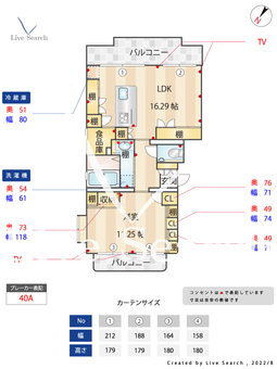 ブロード博多南 201 【福岡県博多南駅】 の間取り図