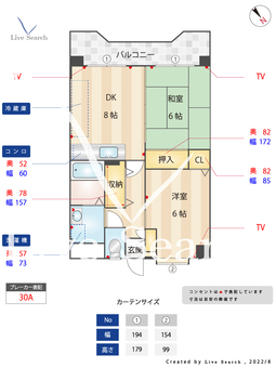 南里ビルフローレンス(ナンリビル) 402 【福岡県箱崎駅】 の間取り図