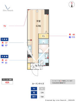  La　Perla　Nishi－oi 215 【東京都中延駅】 の間取り図