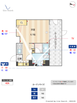  La　Perla　Nishi－oi 410 【東京都中延駅】 の間取り図